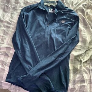 New Balance Blue Quarter-Zip Pullover